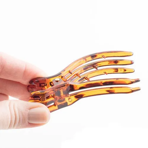 Tortoise Plastic Forked Beak Clip