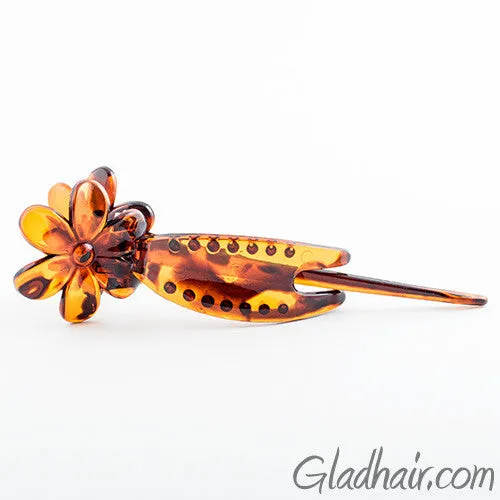 Tortoise Plastic Stick Beak Clip