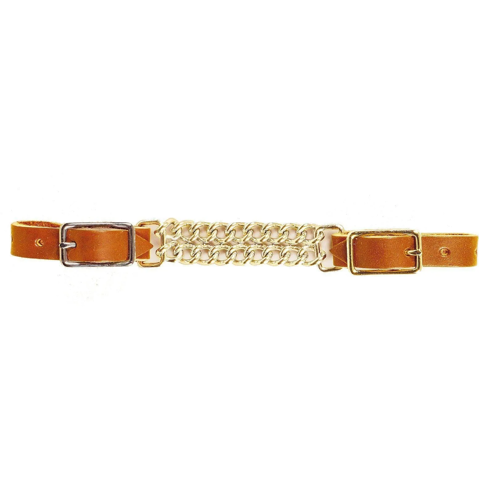Tory Leather Double Chain Curb