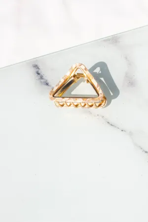 Triangle Outline Claw Hair Clip