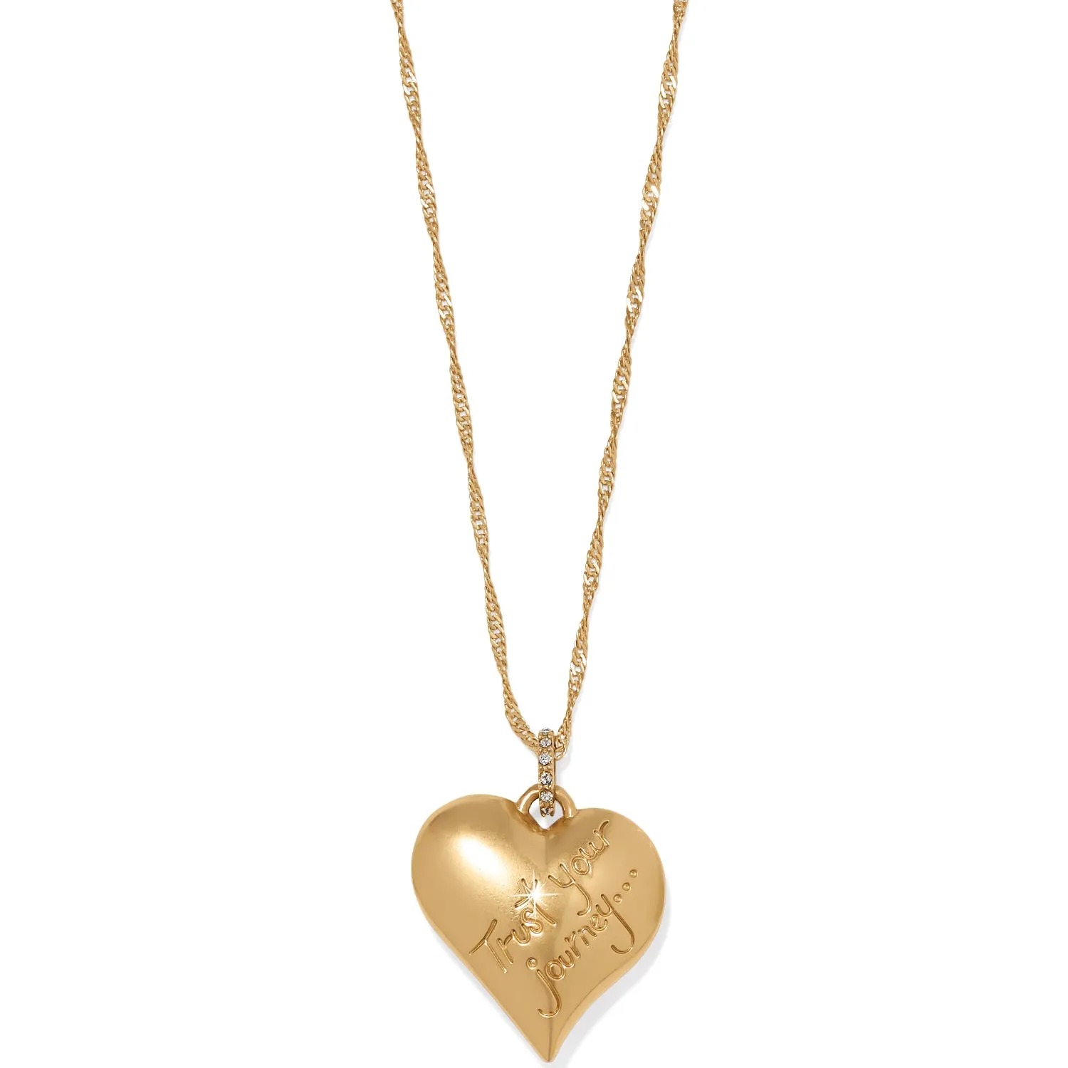 Trust Your Journey Heart Necklace - JM7490