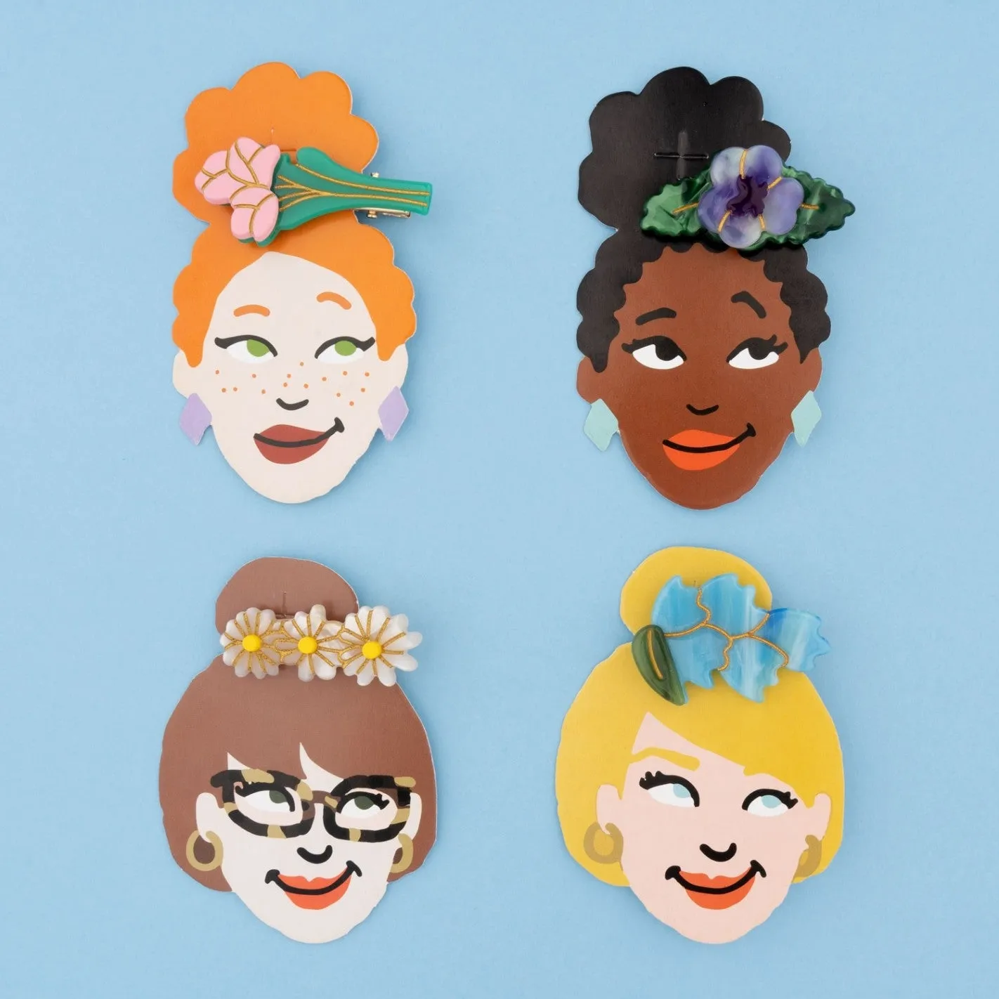 Tulip hair clip