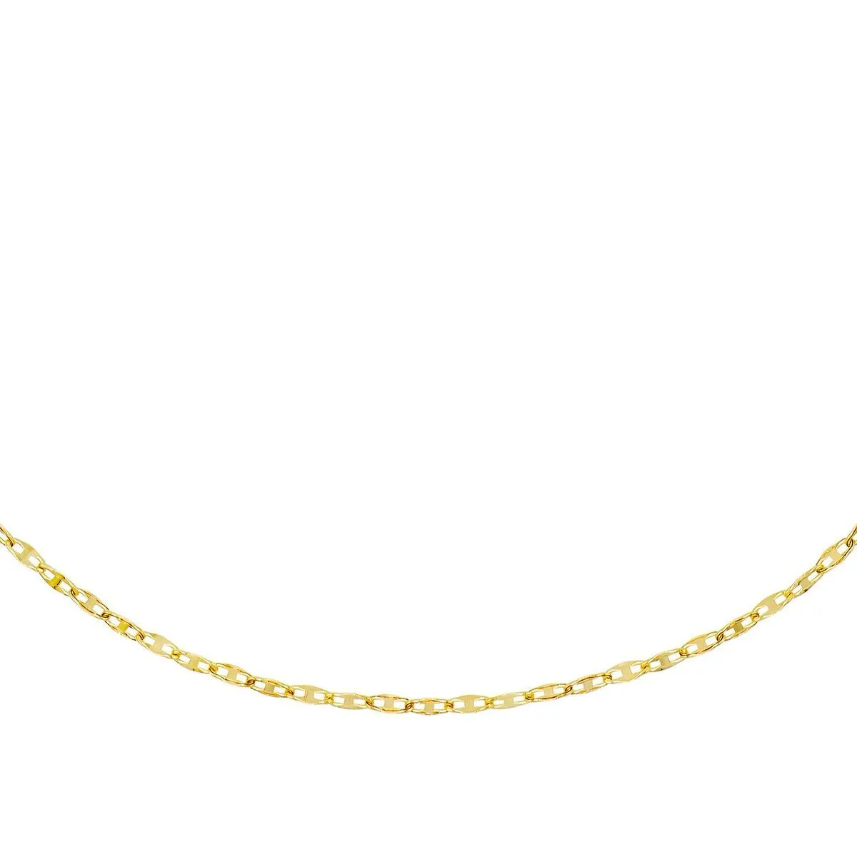 Twisted Mariner Chain Necklace 14K