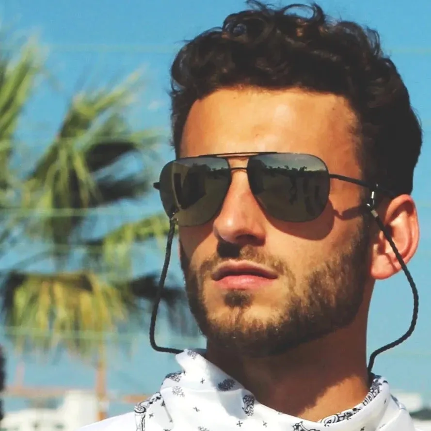 Unisex Leather Sunglasses Strap