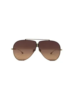 Valentino WWC! '24 XVI Aviator Titanium Stud Sunglasses