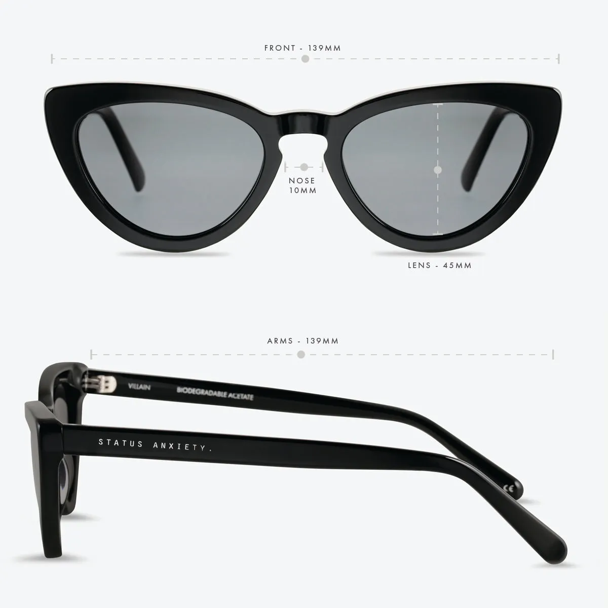 Villain Sunglasses - Black
