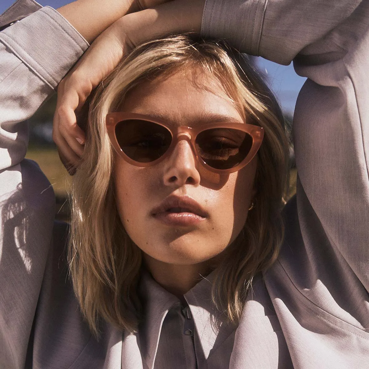 Villain Sunglasses - Rose