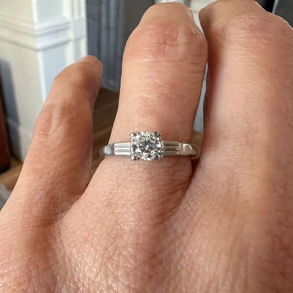 Vintage Engagement Ring, 0.45ct.