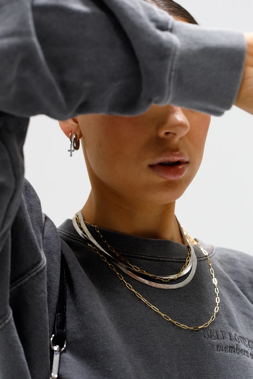 Viper XL Necklace - SILVER
