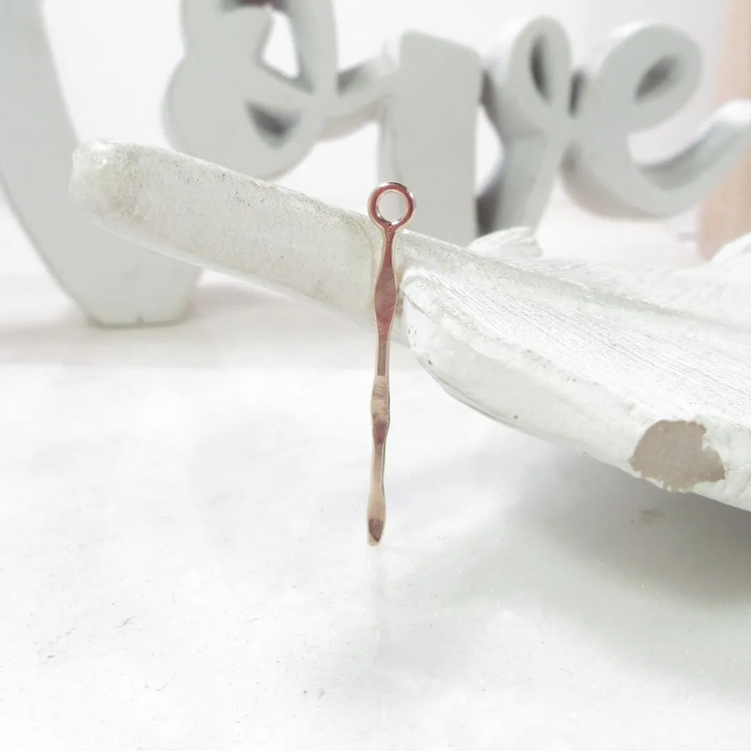 Wavy Bar  - 1 inch, 2 inch, 2mm, Your Choice of Metals