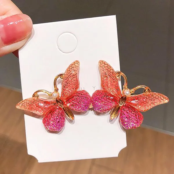 Wholesale Butterfly Hairpin  Headdress Girl Hairpin Hair Accessories JDC-HC-i002