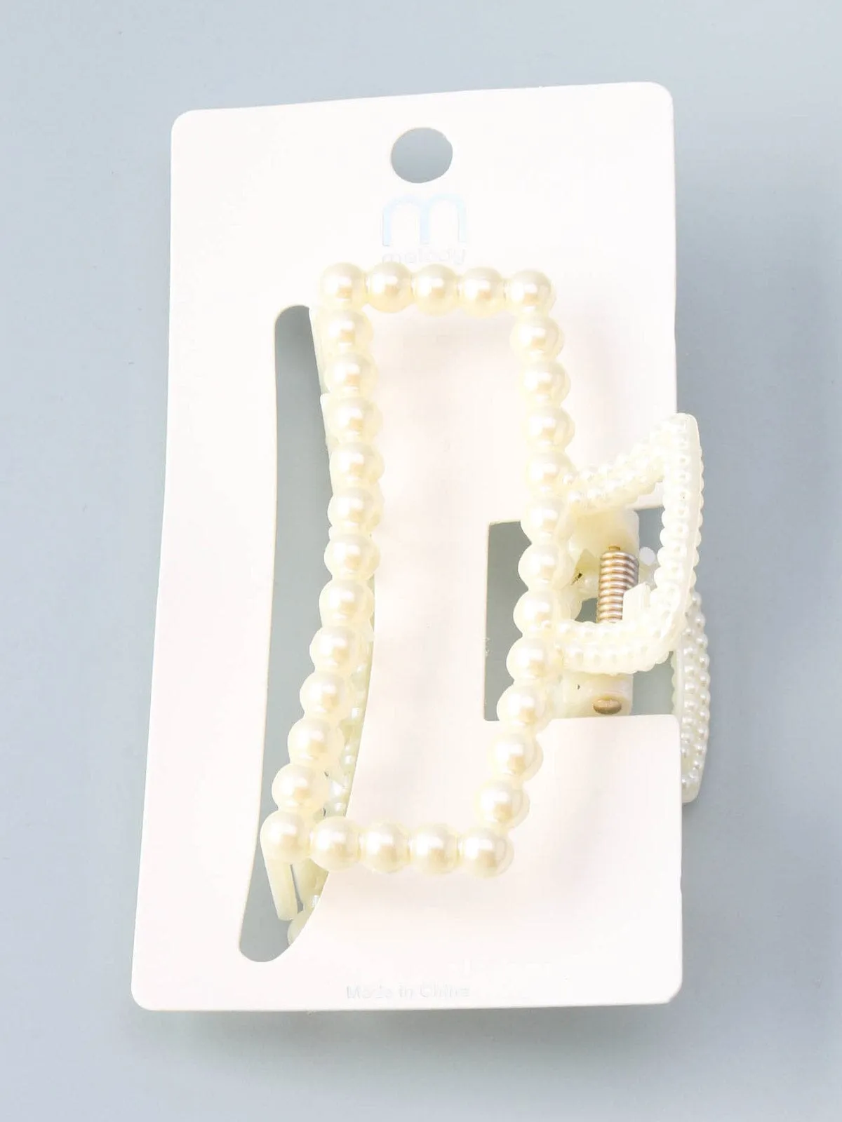 WOMEN'S PEARLS CLAW HAIR CLIPS