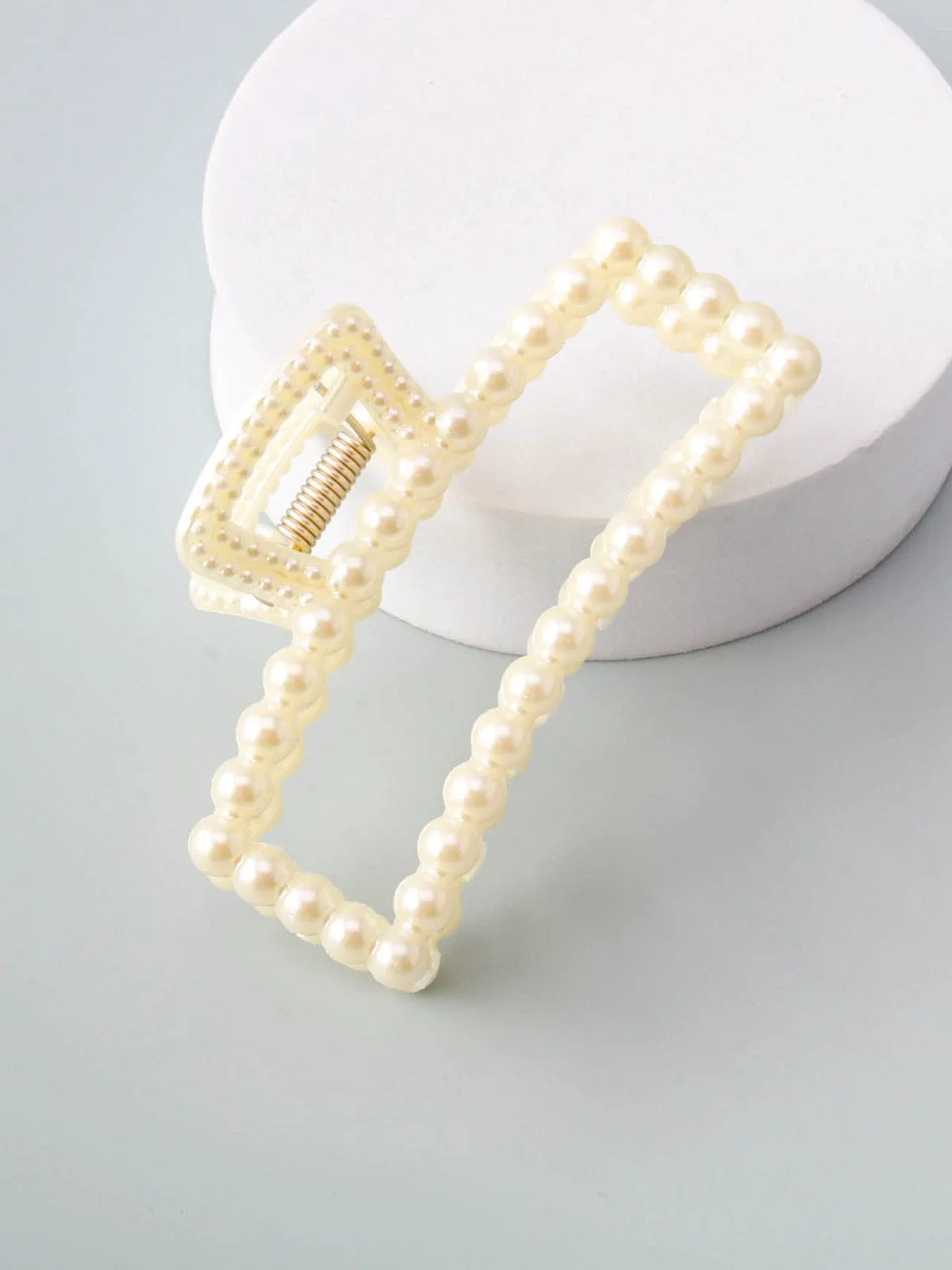 WOMEN'S PEARLS CLAW HAIR CLIPS