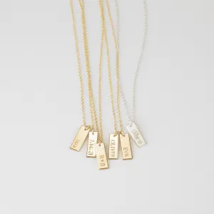 Zaia Tag Necklace