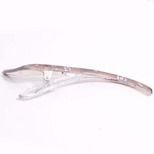 Zigzag Style Light Weighted Plastic Beak Clip - Pair